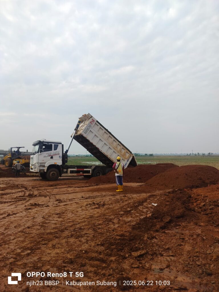 pekerjaan tanah di pembangunan jalan tol